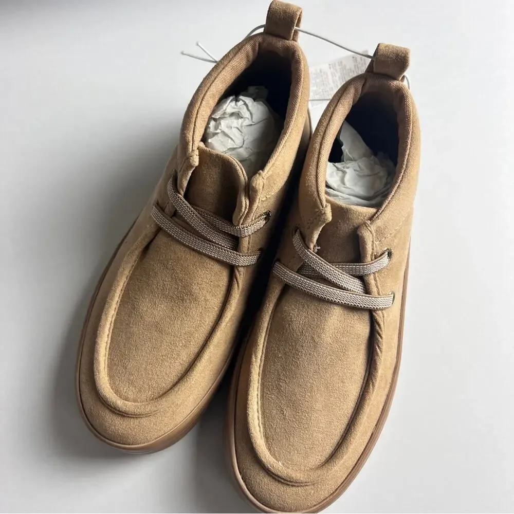 Old Navy Boy's High-Top  Acacia Koolabe Sue Faux-Suede Elastic-Lace Sneakers